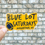 Blue Lot Saturdays® Gold Logo Sticker