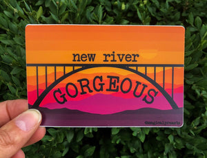 New River Gorgeous© Sticker / Magnet