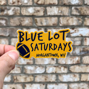 Blue Lot Saturdays® Gold Logo Sticker