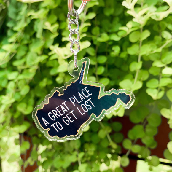 A Great Place Keychain