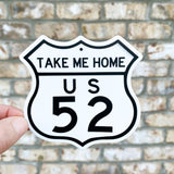 Take Me Home US Route Sticker