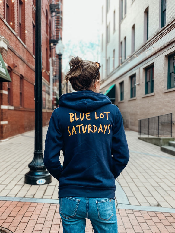 Blue Lot Saturdays® Logo Zip Up Sweatshirt